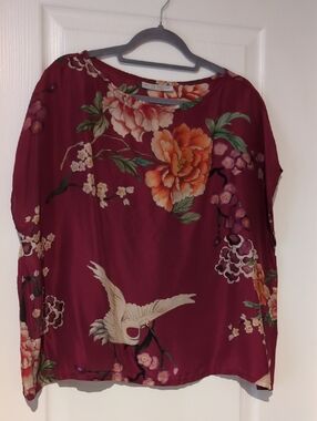 Bryn Walker Silk Top, XL
